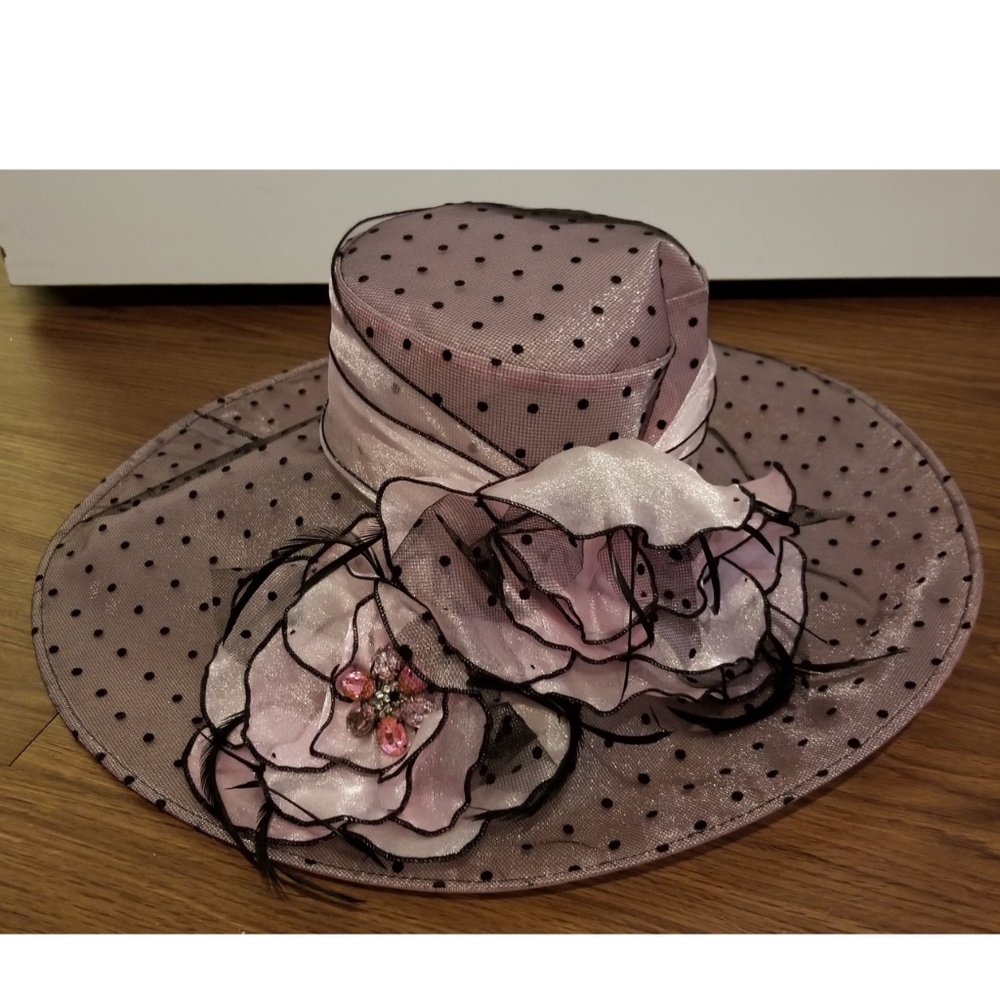 Something Special Purple Floral Kentucky Derby Hat